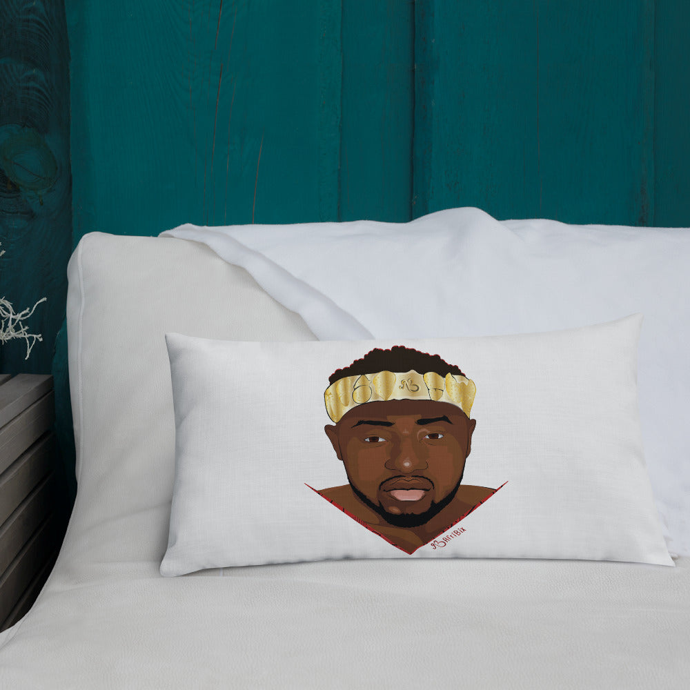 flyersetcinc Warrior King Tribal Print Premium Pillow