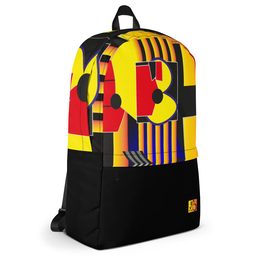 Gallery Print Laptop Backpack