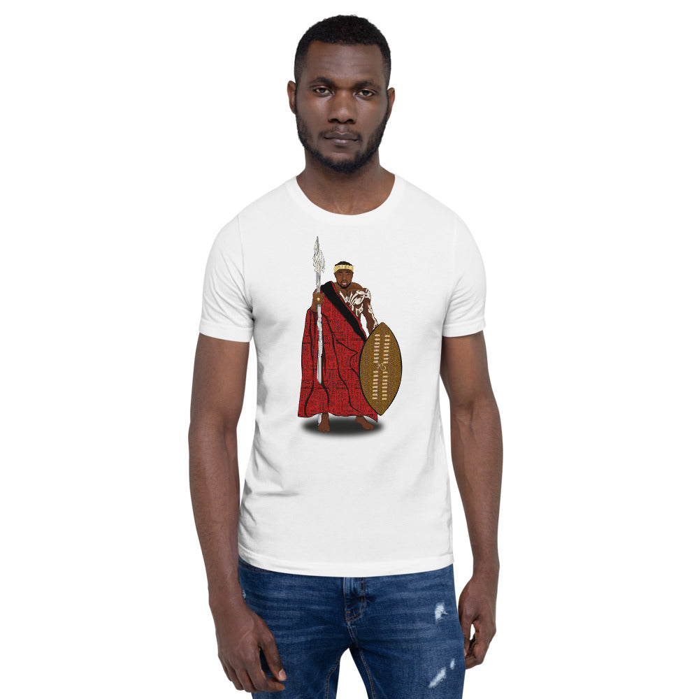 flyersetcinc Warrior African King Short-Sleeve Unisex T-Shirt
