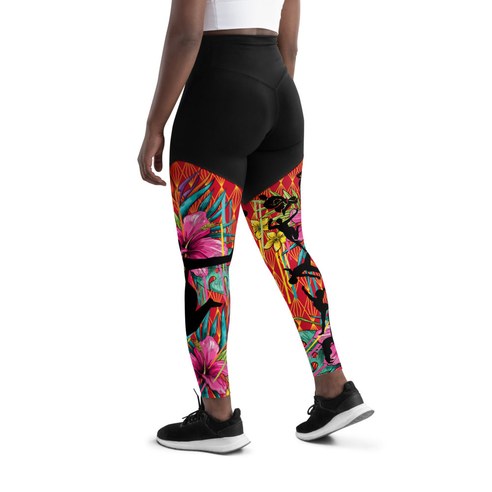 Silhouette Compression Sports Leggings