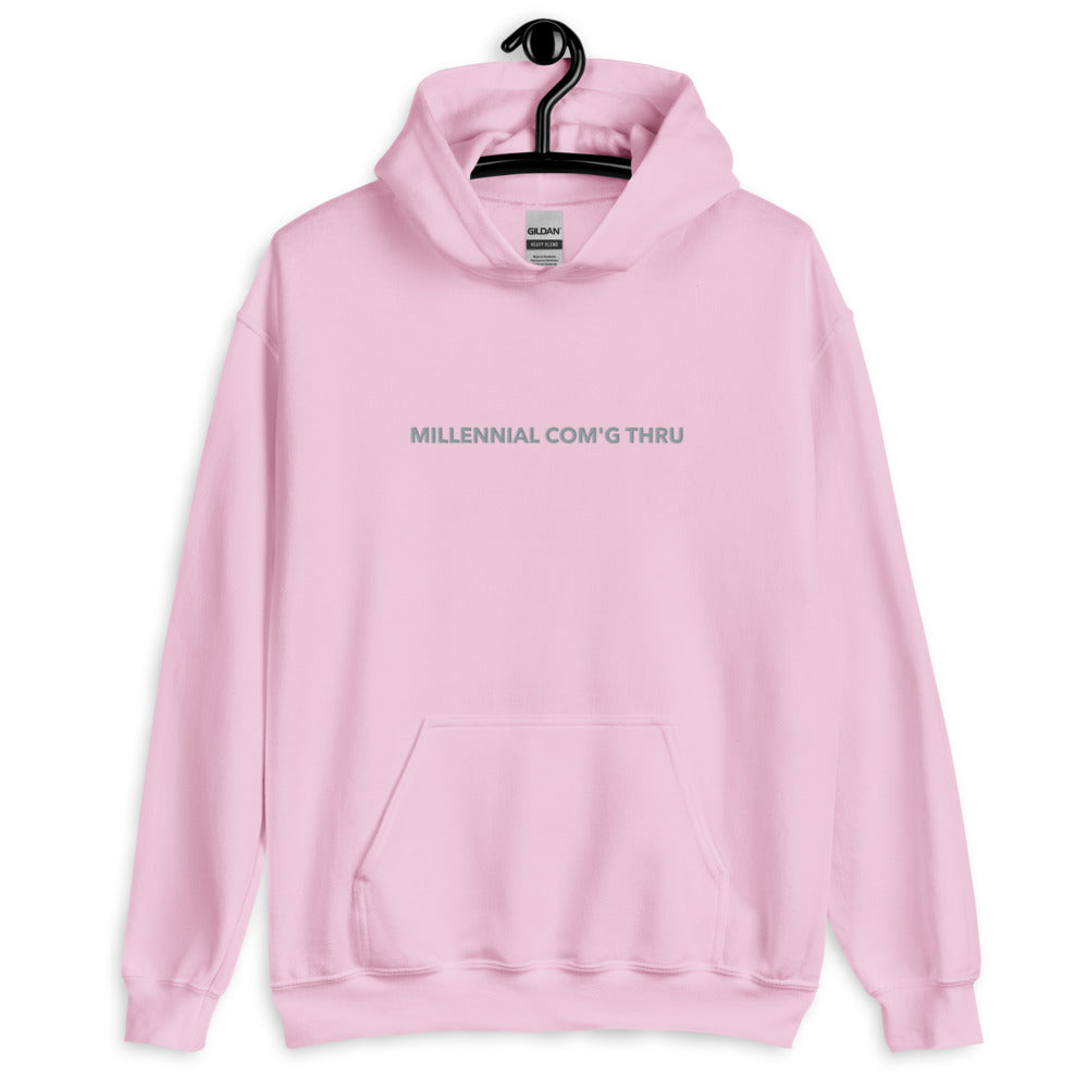 Unisex Hoodie - MILLENNIAL COMING THROUGH