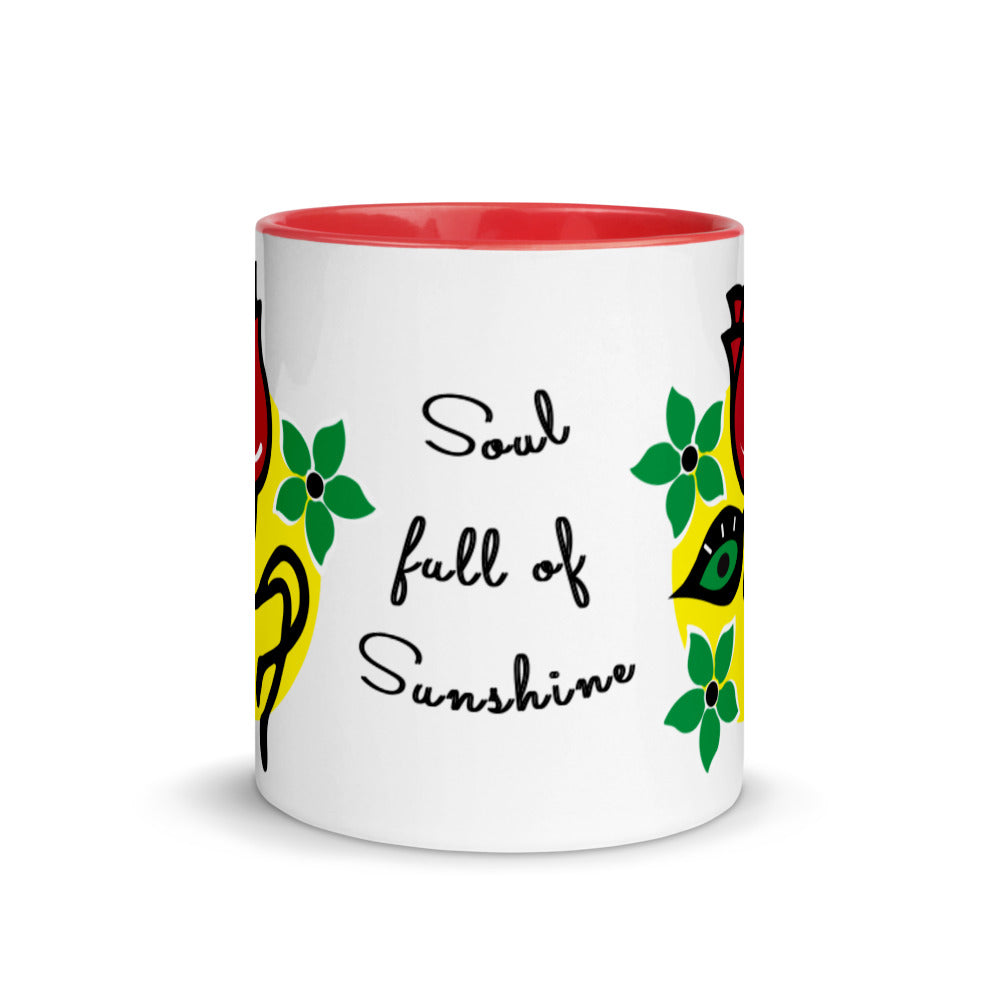 Soul full of Sunshine Two toned Mug with Color Inside