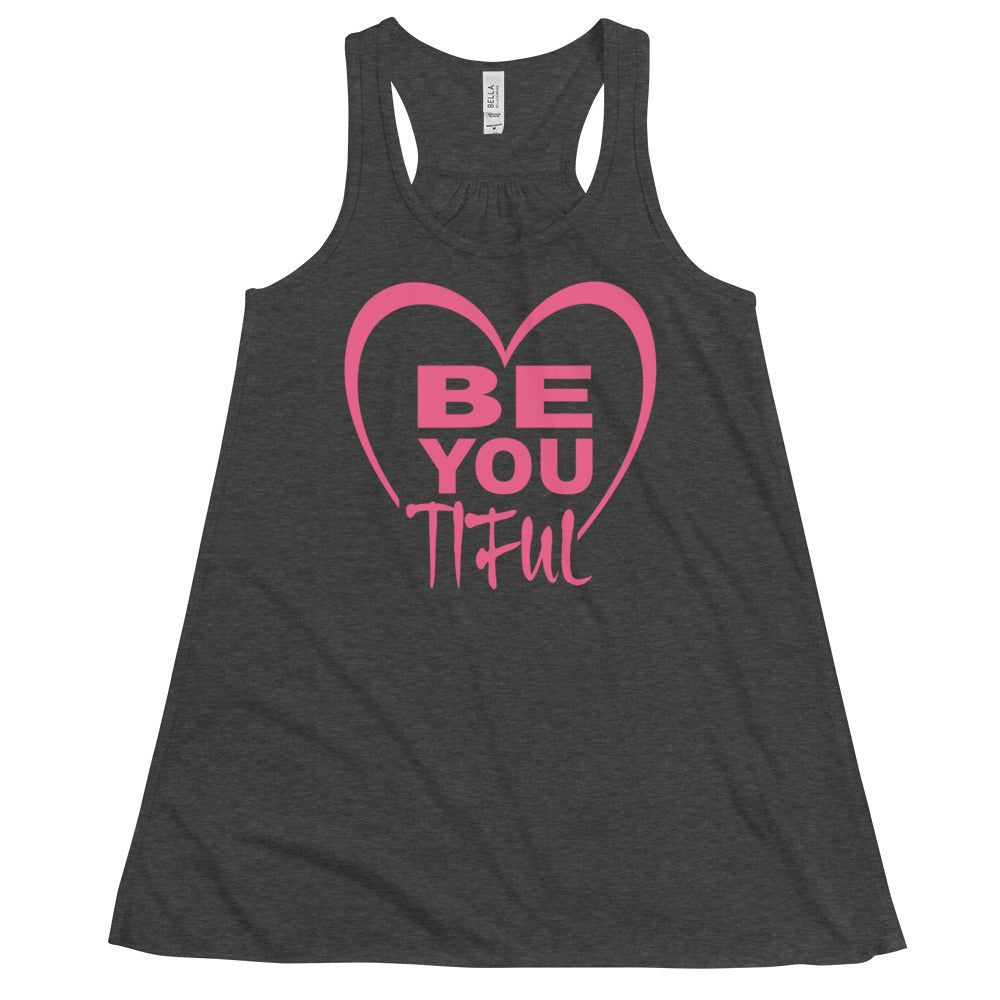 BEAUTIFUL Women's Flowy Racerback Tank