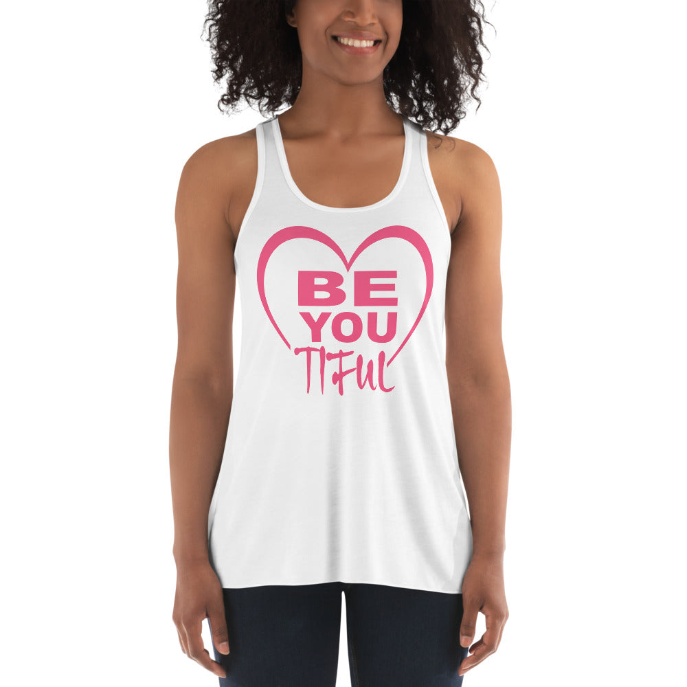 BEAUTIFUL Women's Flowy Racerback Tank