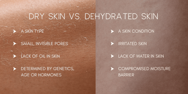 Men's Dry Skin vs. Dehydrated Skin