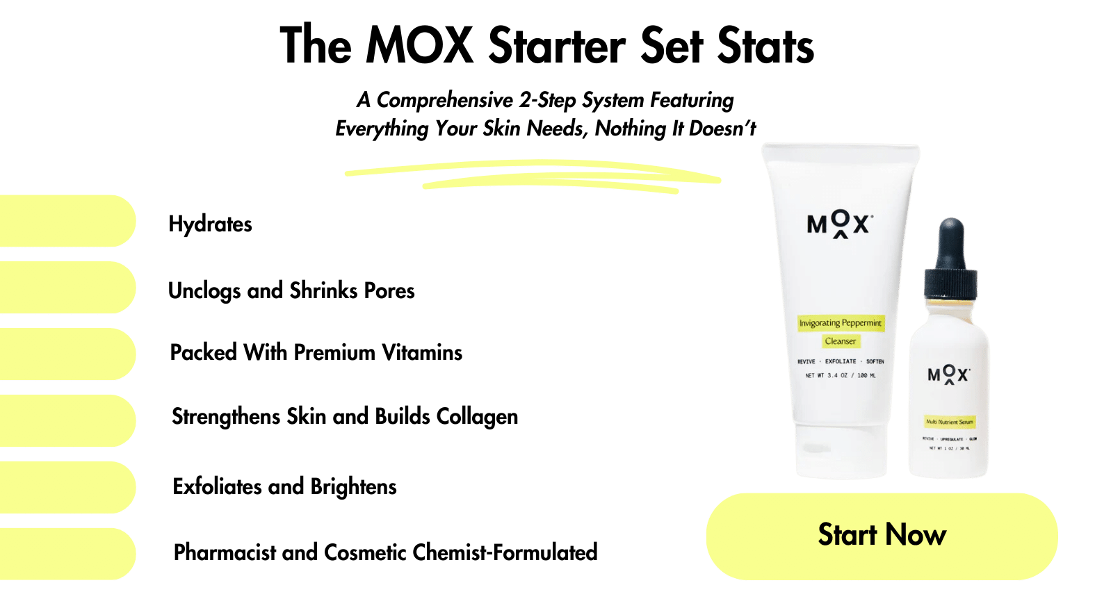 Is it good to wash your face with cold water? The benefits of using the MOX Starter Set with warm water.