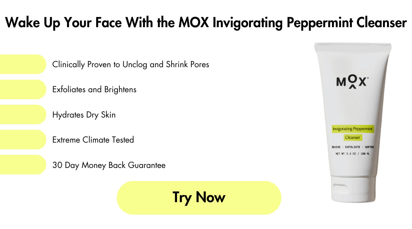 Outdoor Summer Activities for Adults: The MOX Invigorating Peppermint Cleanser Is Like an Ice Bath for Your Face.