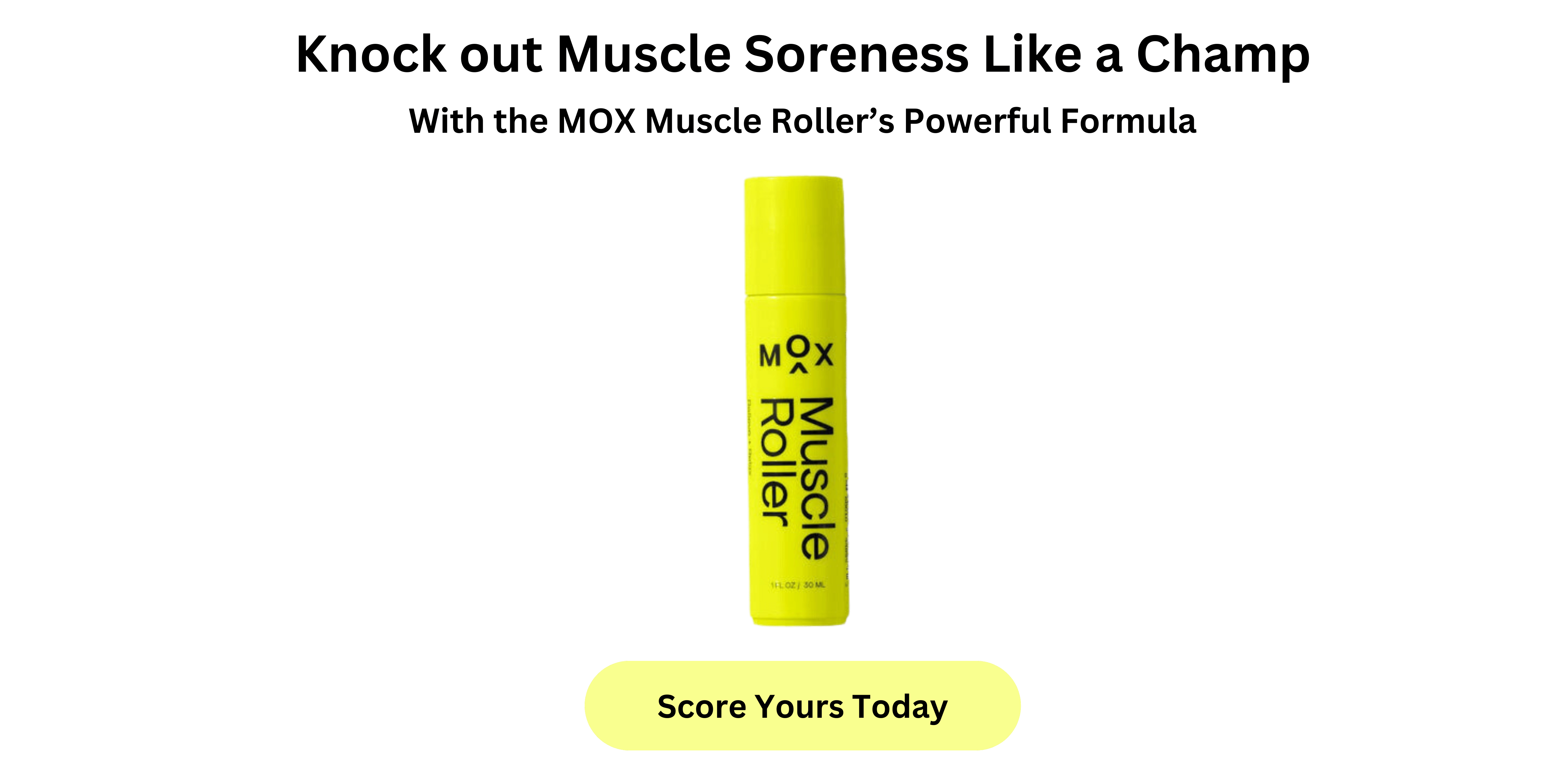 What Muscles Do Treadmills Work? Get rid of muscle soreness and discomfort fast with the MOX Muscle Roller.