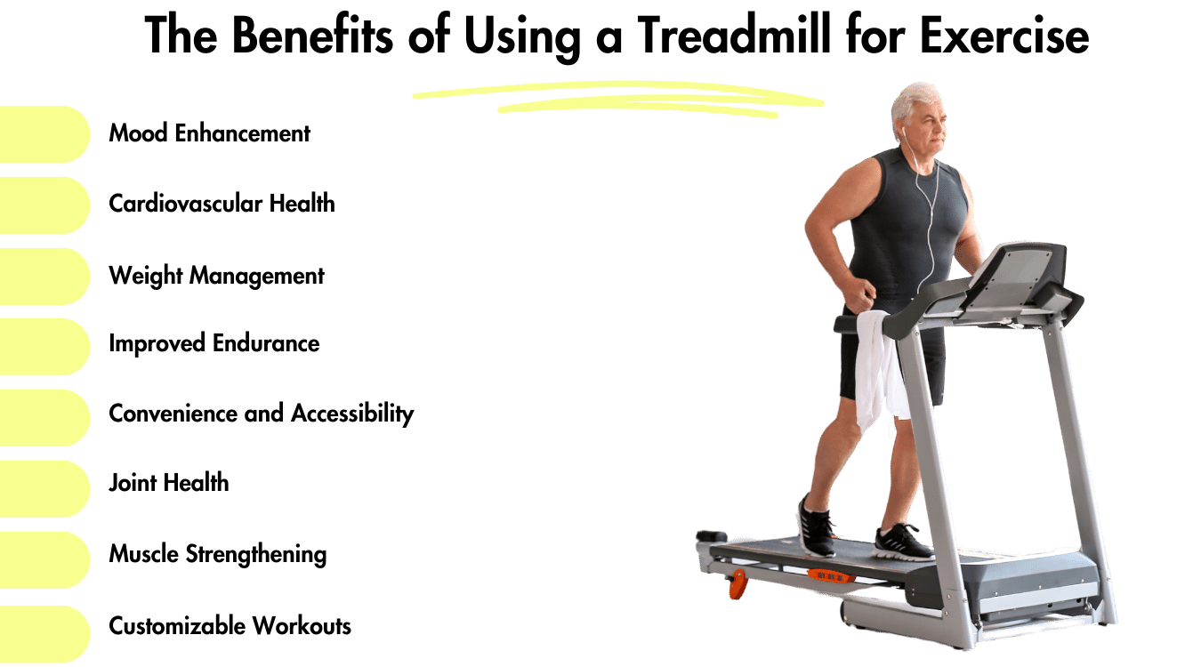 What muscles do treadmills work? Some benefits of using a treadmill to workout are weight management, mood enhancement, boosted overall health, and more.