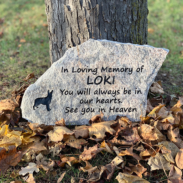 pet memorial stones