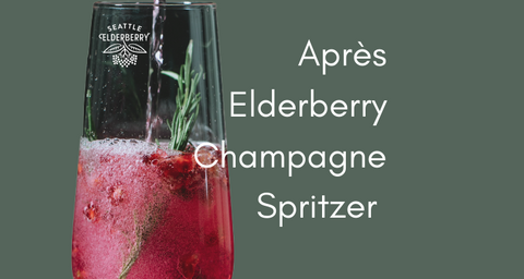 elderberry champagne drink