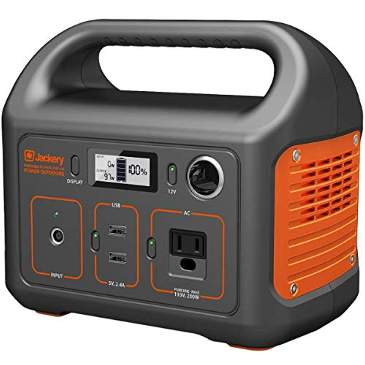 Portable Power Station Explorer 240Wh Backup Lithium Battery, 110V/200W