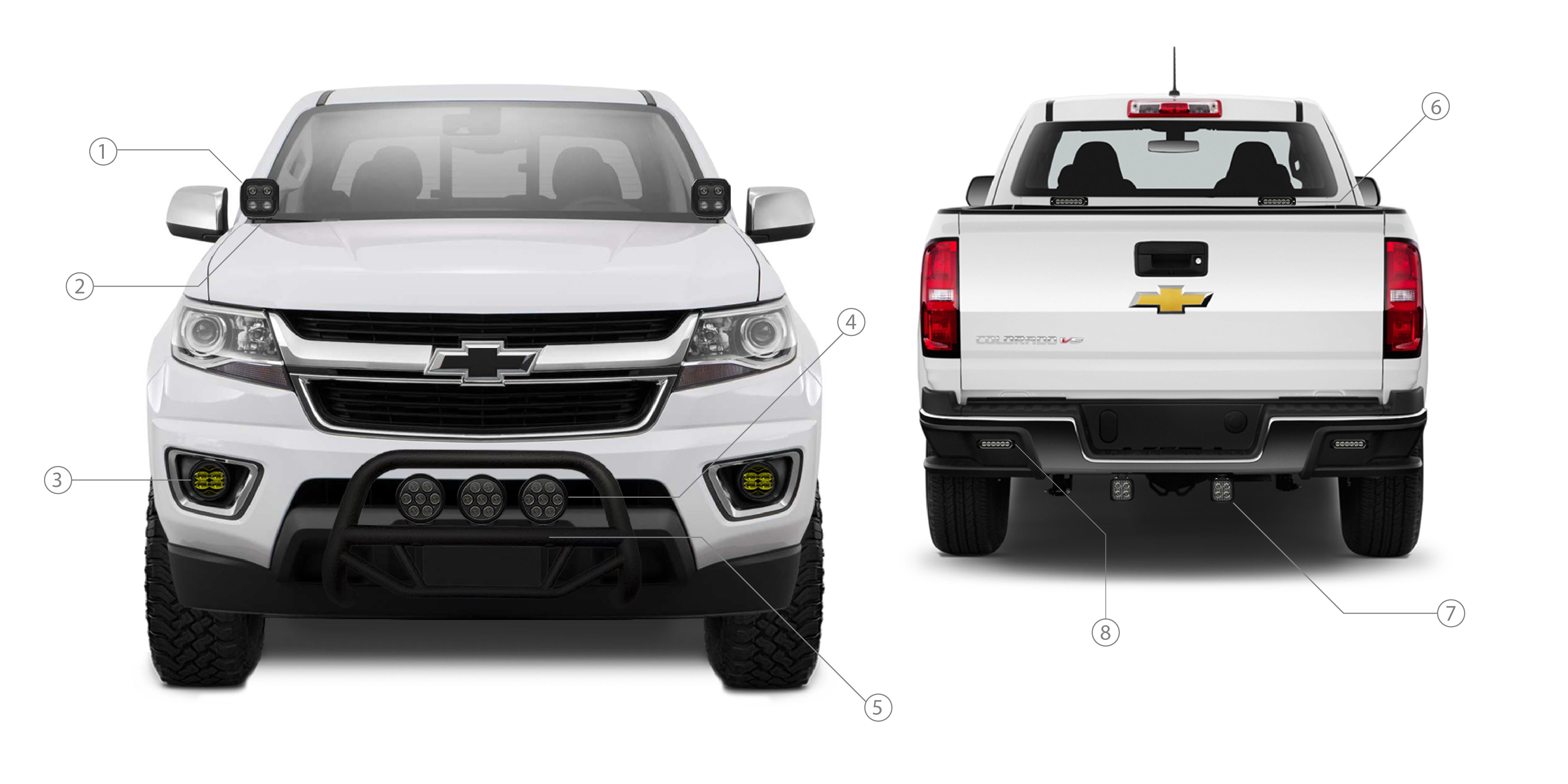 Chevy Colorado LED Light Kits