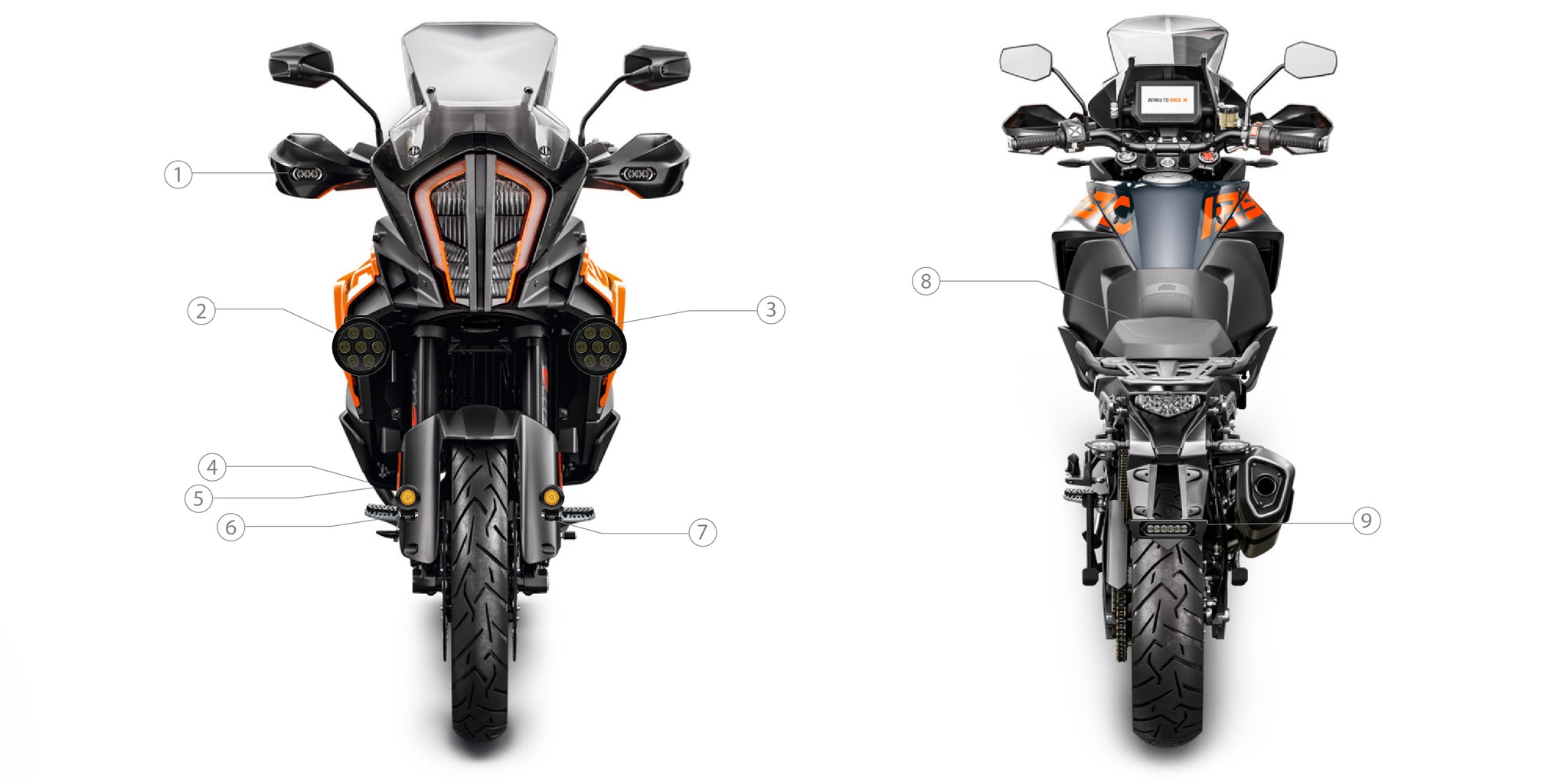 Featured KTM 1290 Super Adventure DENALI Accessories