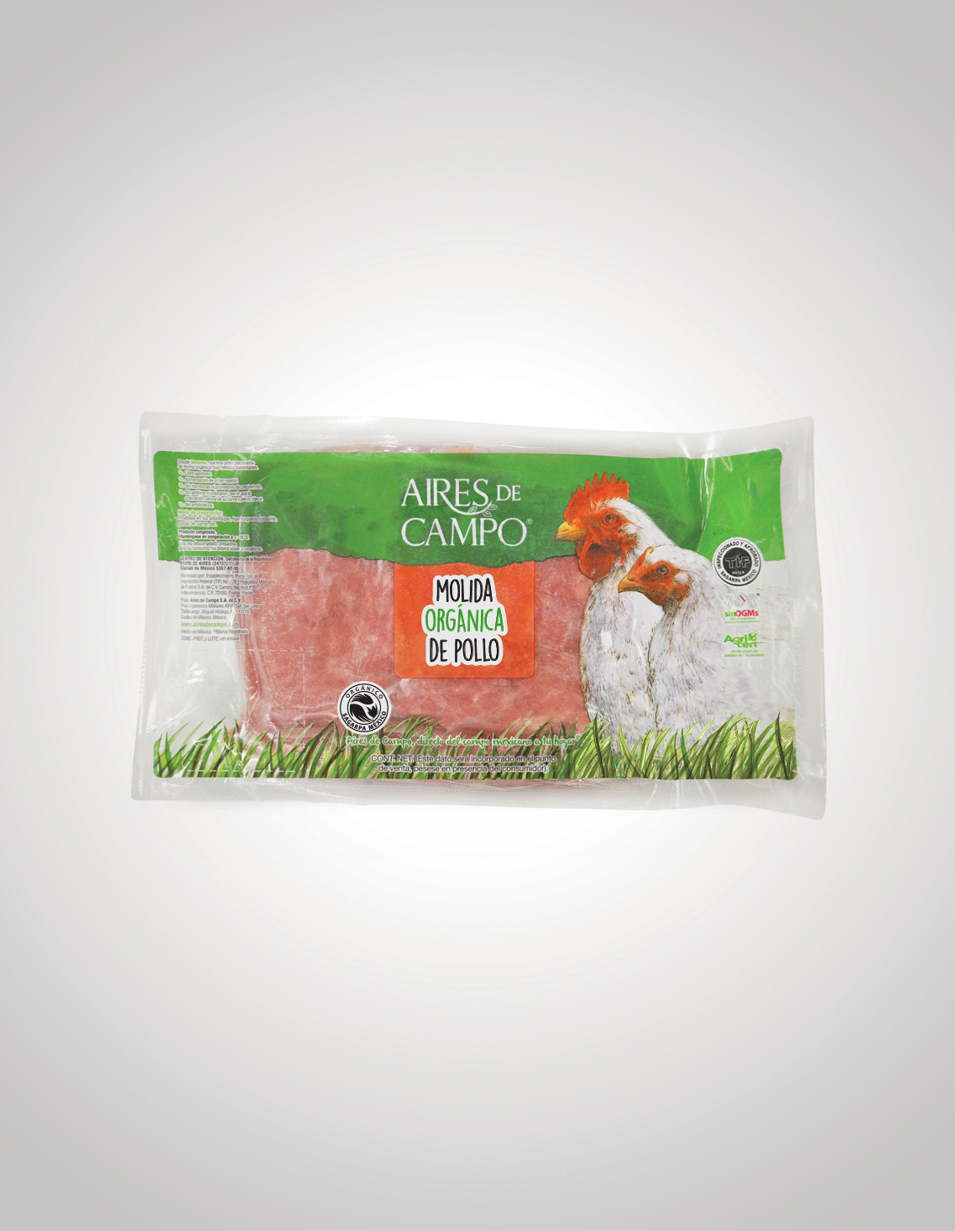 Carne Molida Orgánica de Pollo (980 g  kg) – Aires de Campo