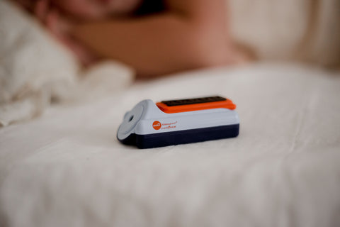 Toilet Training Bedwetting Alarm on a child's bed