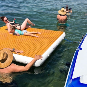 inflatable swim raft