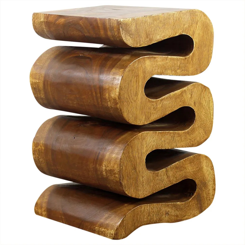 wood snake table