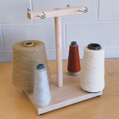 4 yarn cone holder with thread guides jubi etsy
