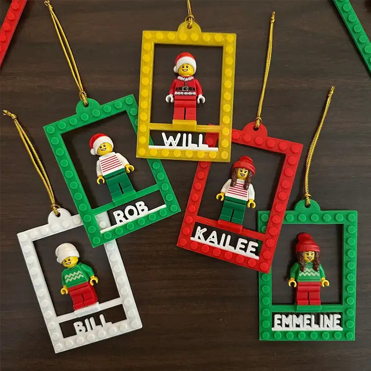 Personalized Lego Ornament