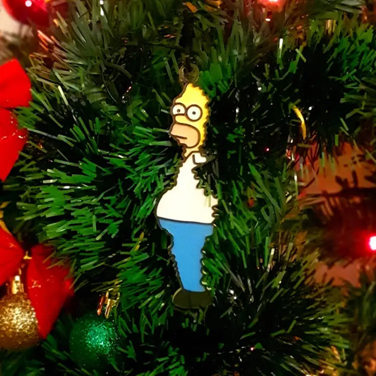 Homer Simpson Meme Ornament