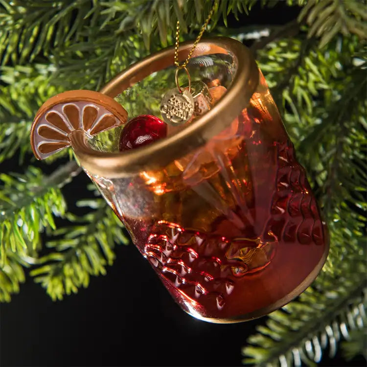 Old Fashioned - Whiskey Cocktail Ornament