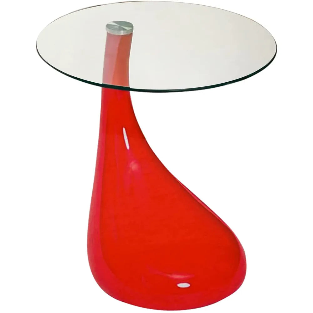 red tear drop side table