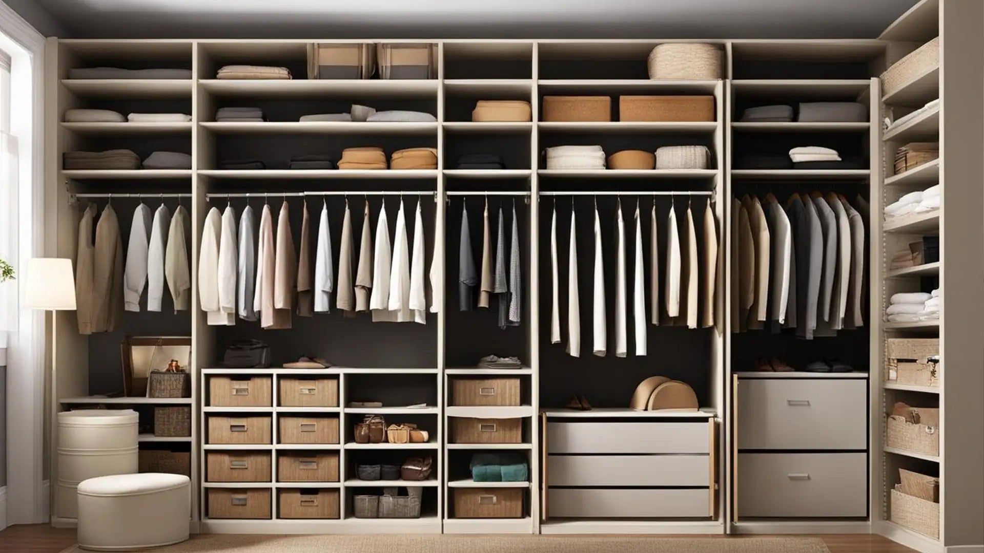 organized closet system