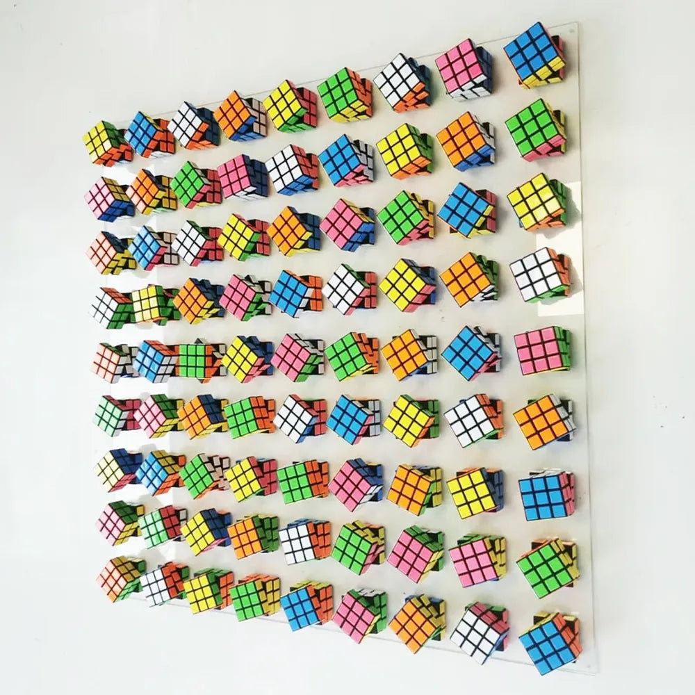 rubiks cube art