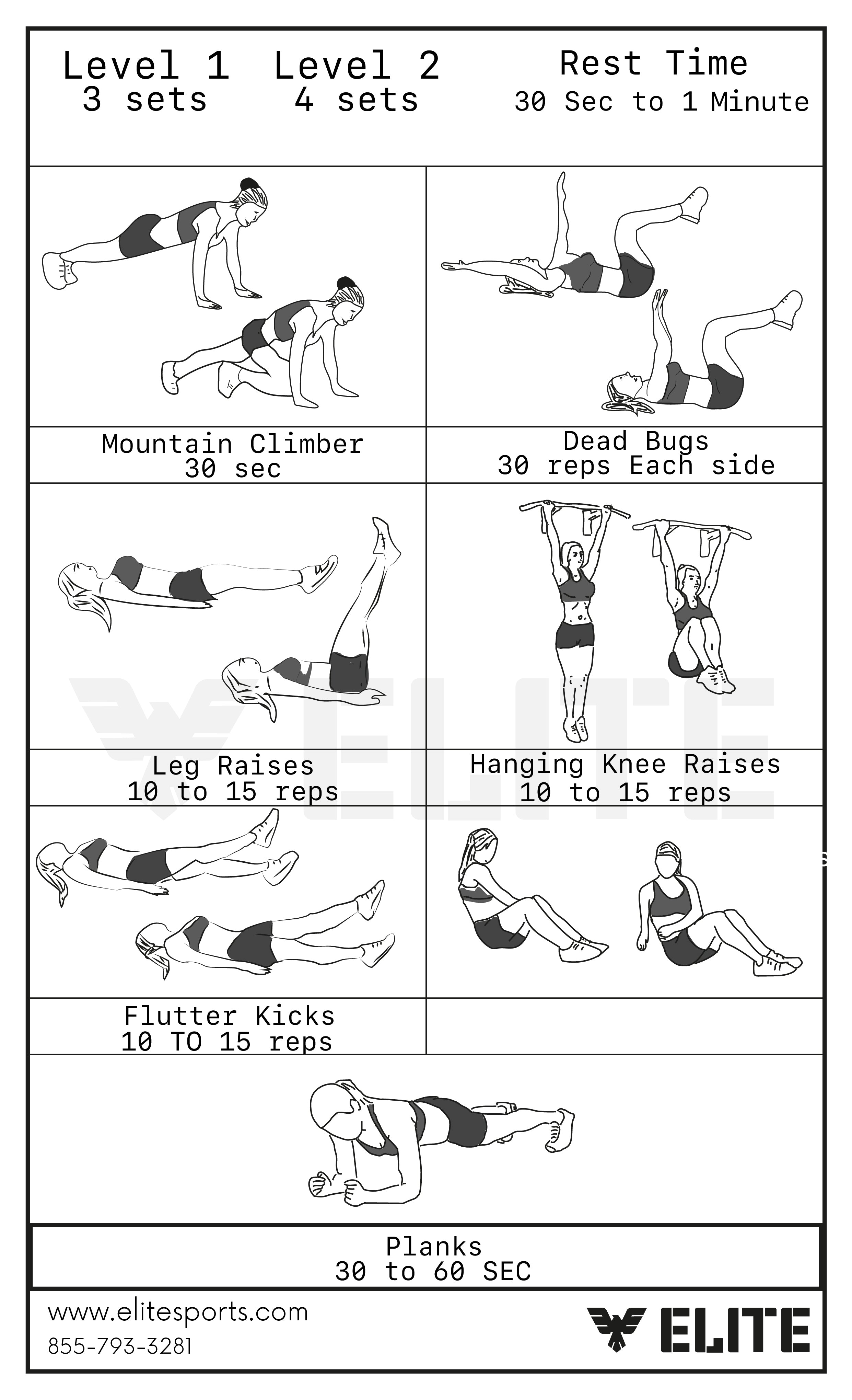 Beginner Core Workout Routine