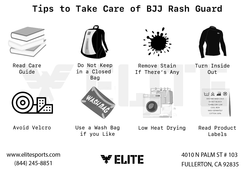 Tips to Take Care of BJJ Rash Guard