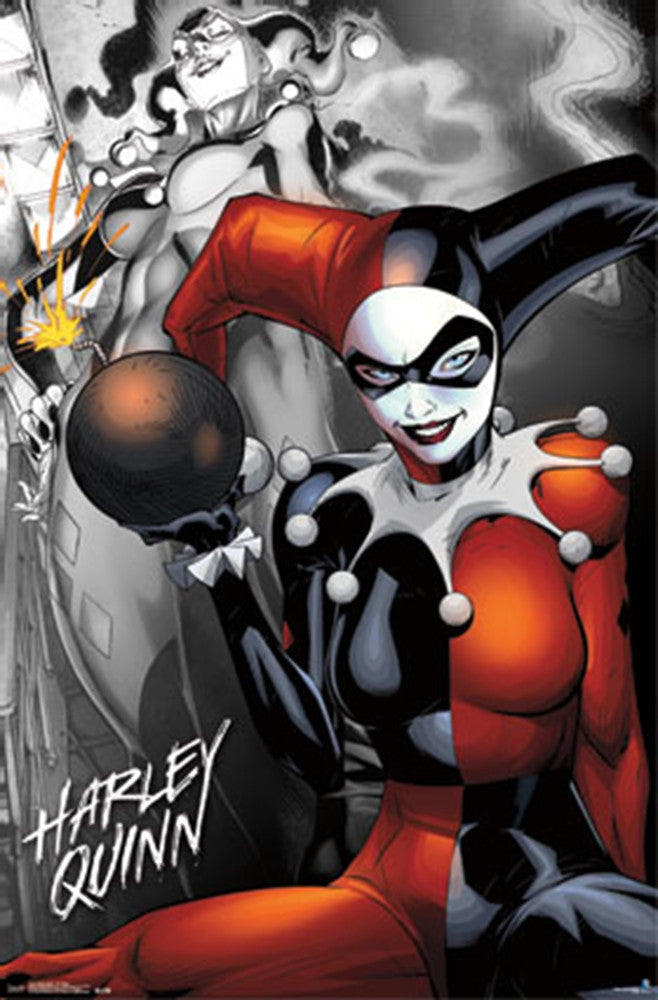 Harley Quinn Bomb Comic Poster Tshirtnow