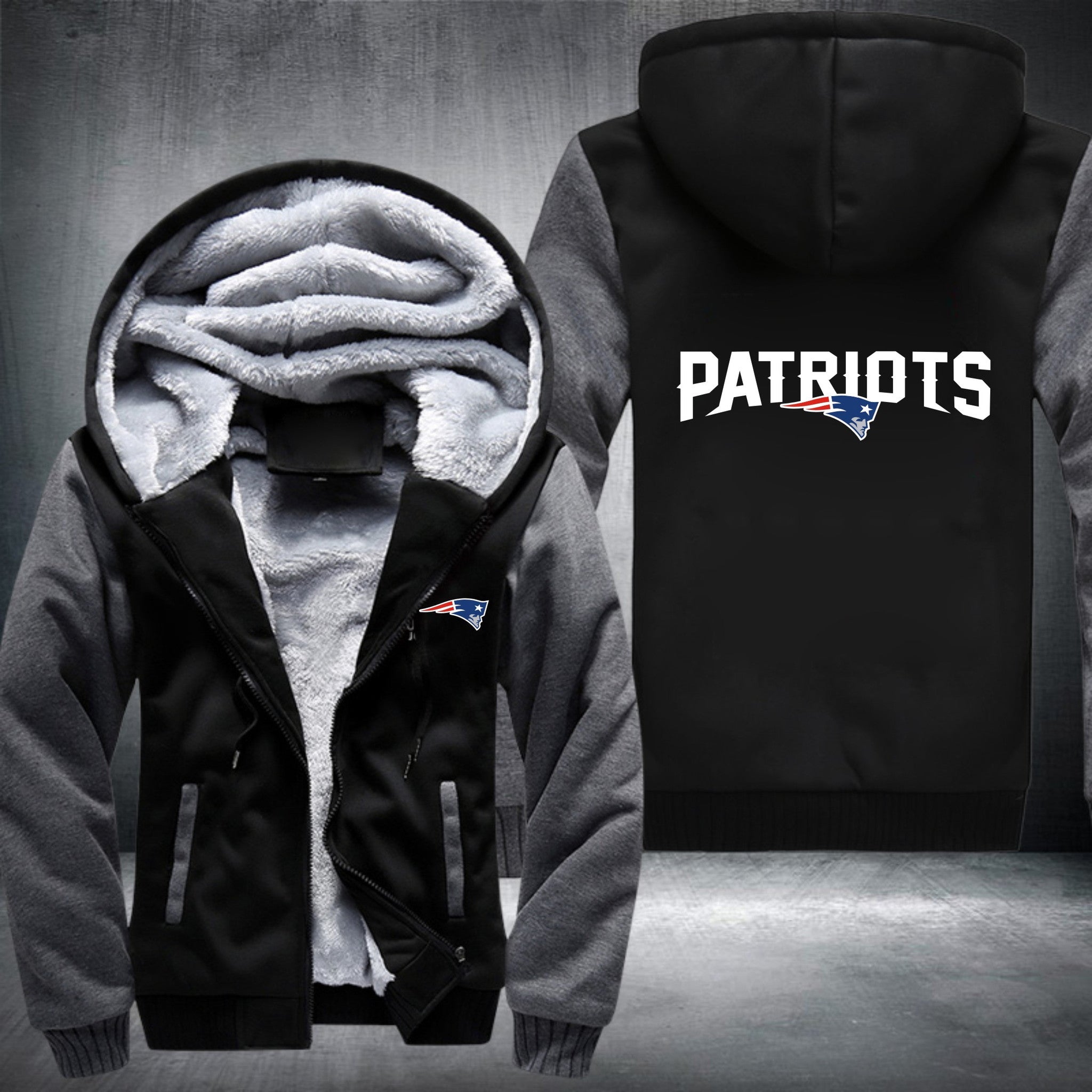 new england patriots fleece hoodie