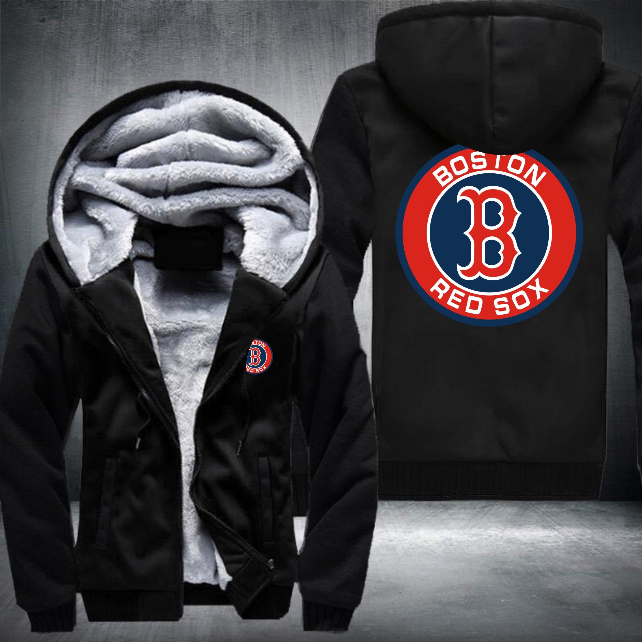 red sox fleece jacket