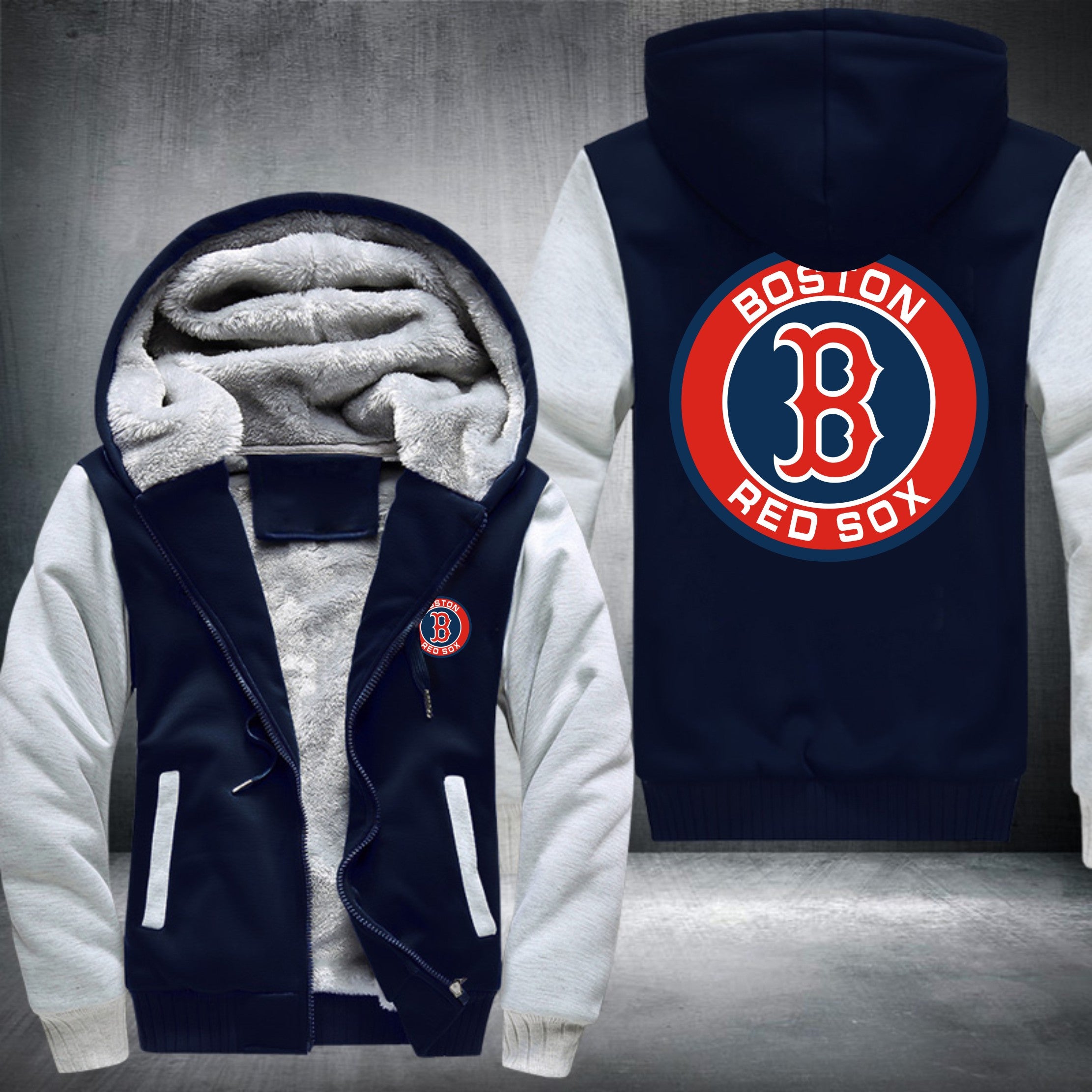 red sox fleece jacket