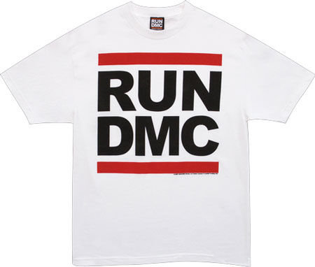 Run Dmc Logo White Tshirt Tshirtnow