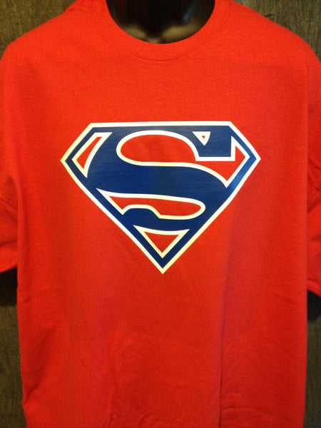 Superman Logo Variant Red Alternate-Color Superman Logo Tshirt – TshirtNow