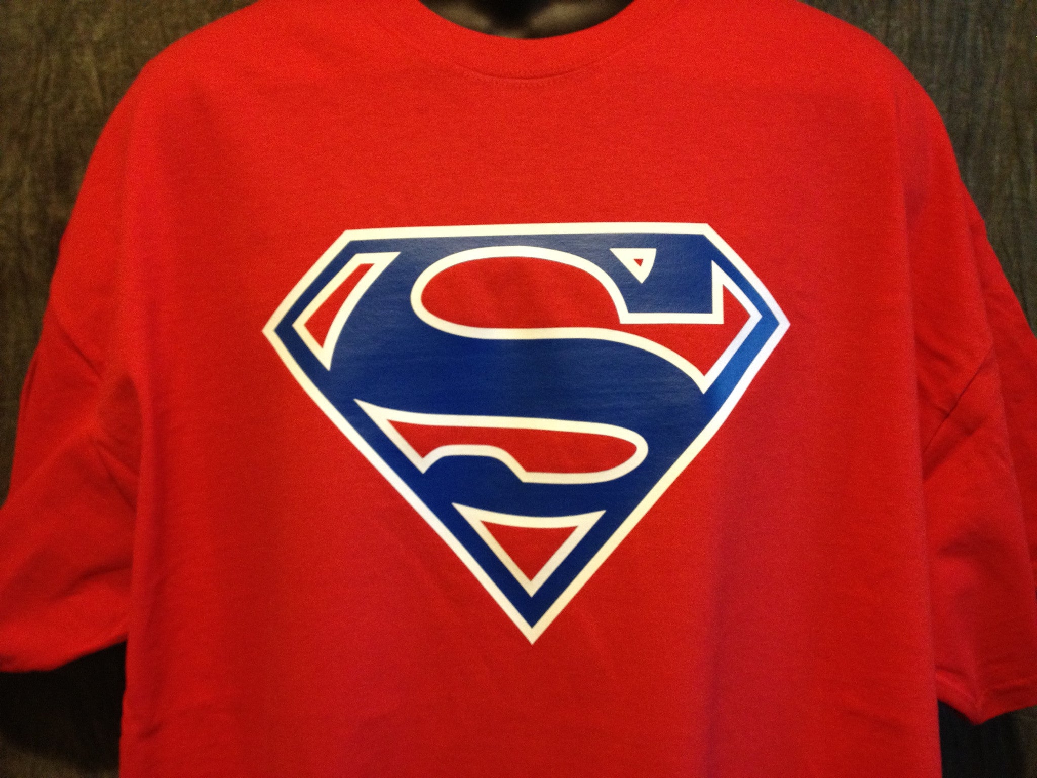 red superman shirt