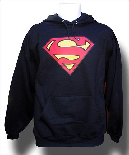 superman hoodie black