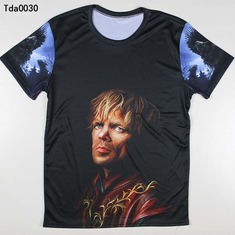 Game Of Thrones Tyrion Lannister Face 3D Print Tshirt