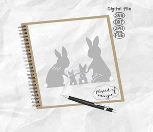 Free Free 348 Family Bunny Svg SVG PNG EPS DXF File