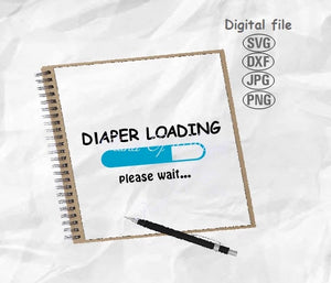 Download Diaper Loading Svg Baby Svg New Baby Svg Baby Shower Svg Planet Of Magic