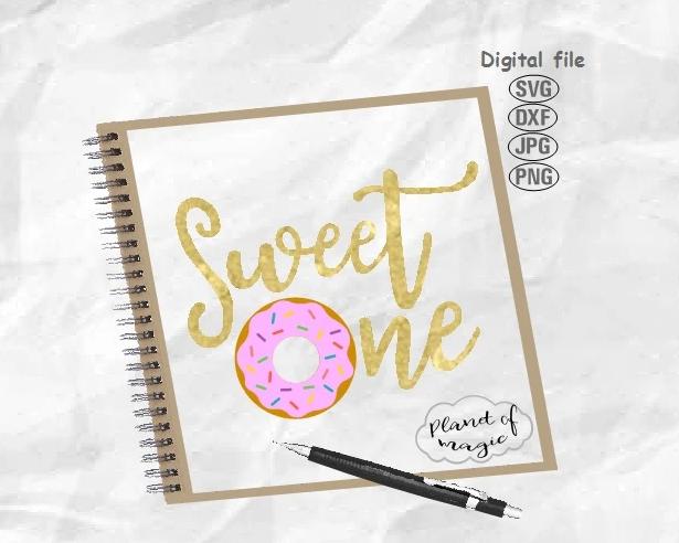 Free Free 341 Sweet One Donut Svg SVG PNG EPS DXF File