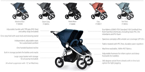 Stroller - Bumbleride Indie Twin Stroller