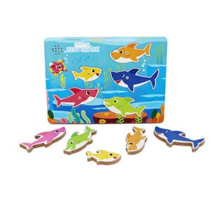 Buy Baby Shark Wooden Sound Puzzle -- ANB Baby