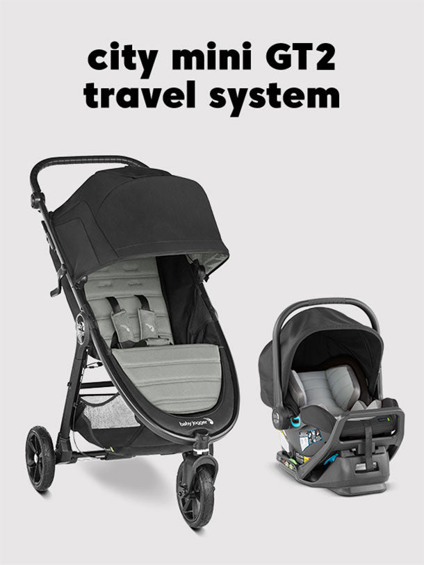 Backpack - Baby Jogger City Mini GT2 + City GO 2 Travel System, Opulent Black