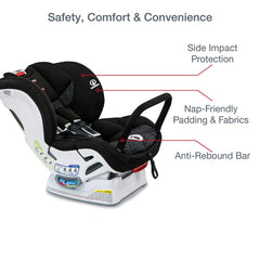 Britax Marathon ClickTight Convertible Car Seat with Anti-Rebound Bar - Protection, Padding and Fabrics Features | ANB Baby