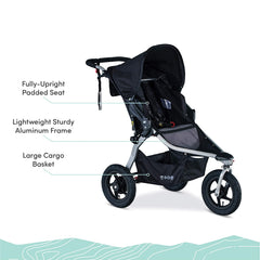 BOB Gear Rambler Jogging Stroller Features | ANB Baby