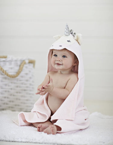 Person - Elegant Baby Unicorn Bath Wrap