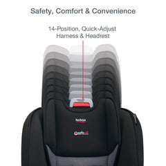 Britax Marathon ClickTight Convertible Car Seat with Anti-Rebound Bar - Easy-remove cover, Easy-buckle system | ANB Baby